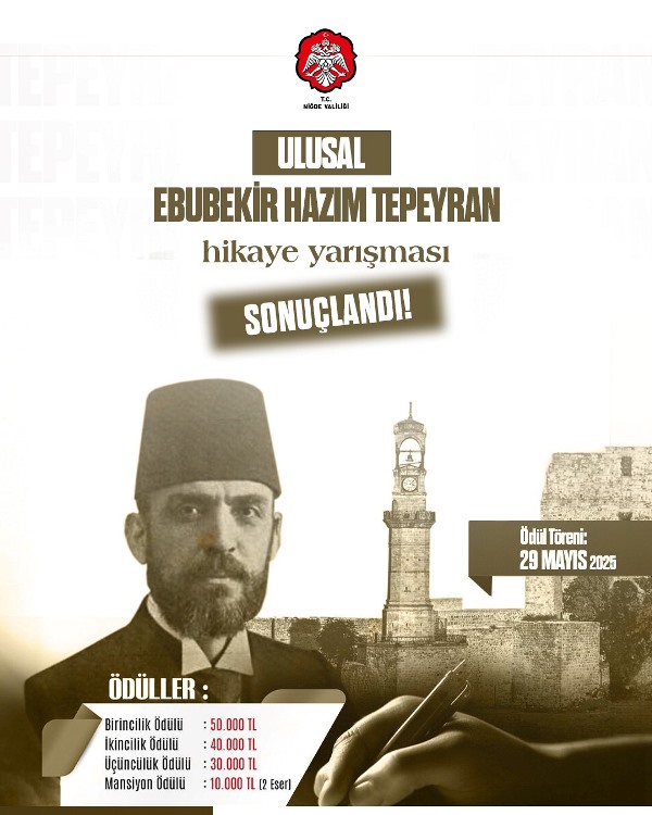 Ebubekir Hâzım Tepeyran Hikâye Yarışması Sonuçlandı
